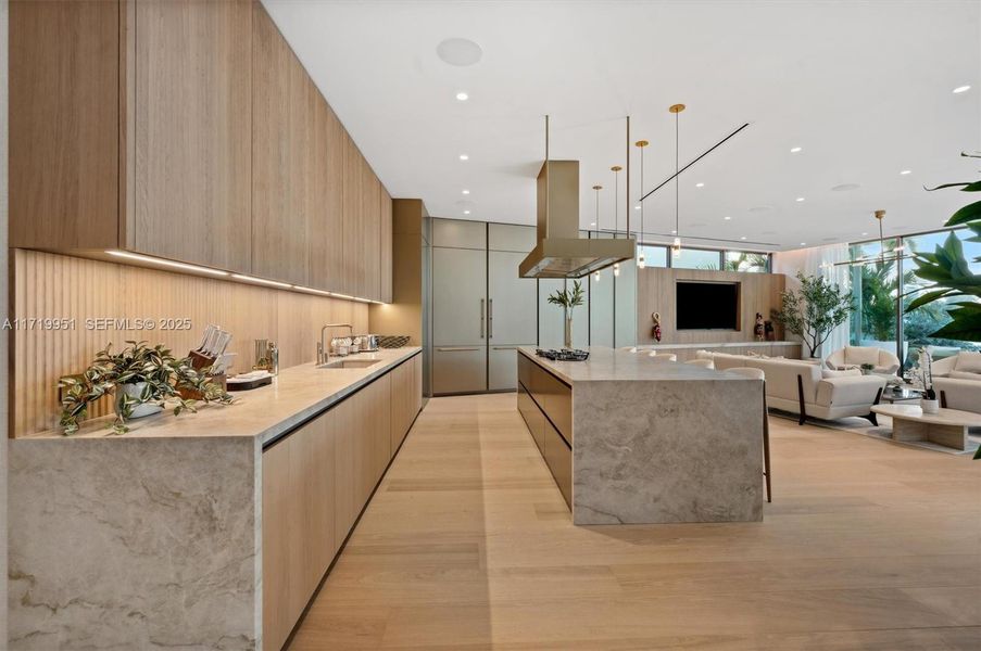 Furnished interior view inside a new home in , Miami Beach (Image 49).