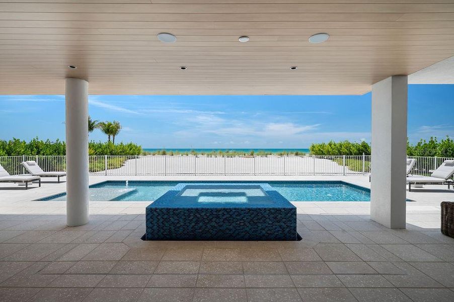 Exterior details and patio area of a home in , Longboat Key (Image 33). Exterior details and patio area of a home in , Longboat Key (Image 33).