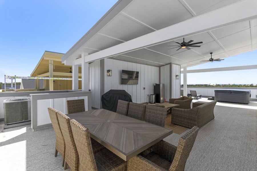 Representative exterior details of a home built from the The Heron 20 by Brock Built in Twin Palms, Inlet Beach (Image 26).