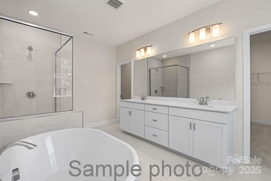 Furnished interior view inside a new home in Enclave at Belmont, Belmont (Image 5).