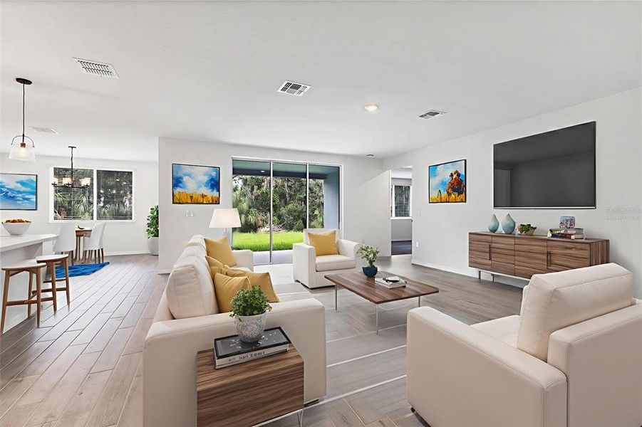 Furnished interior view inside a new home in , Parrish (Image 4).