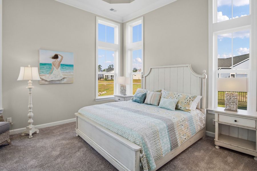 Furnished interior view inside a new home in Bridgewater - Waterside Village, Little River (Image 9).