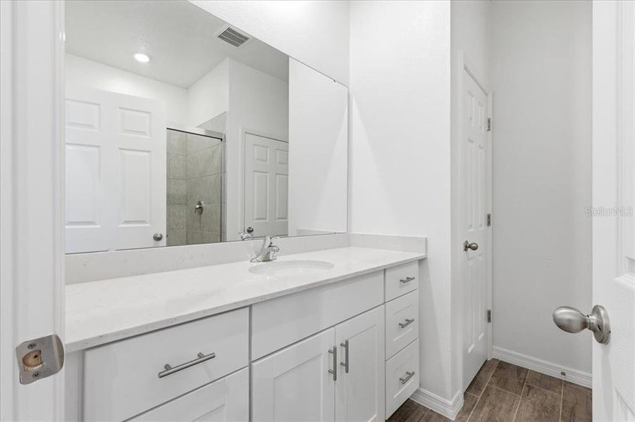Furnished interior view inside a new home in Highfield at Twisted Oaks, Wildwood (Image 3).