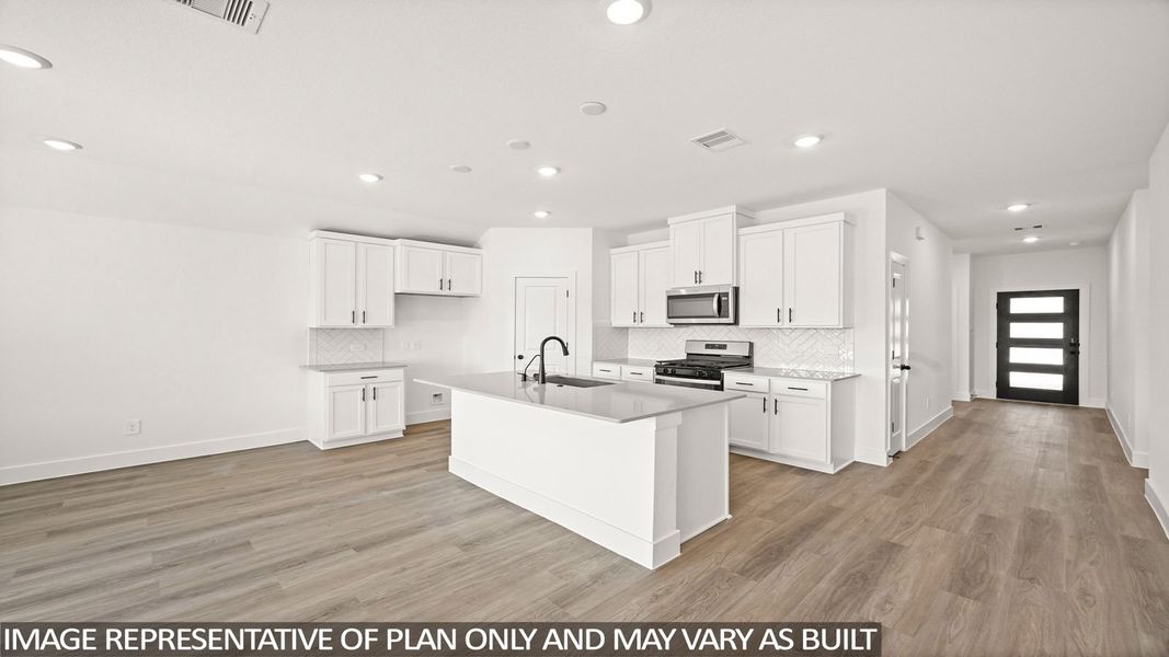 Furnished interior view inside a new home in Chapel Lakes, Montgomery (Image 3).