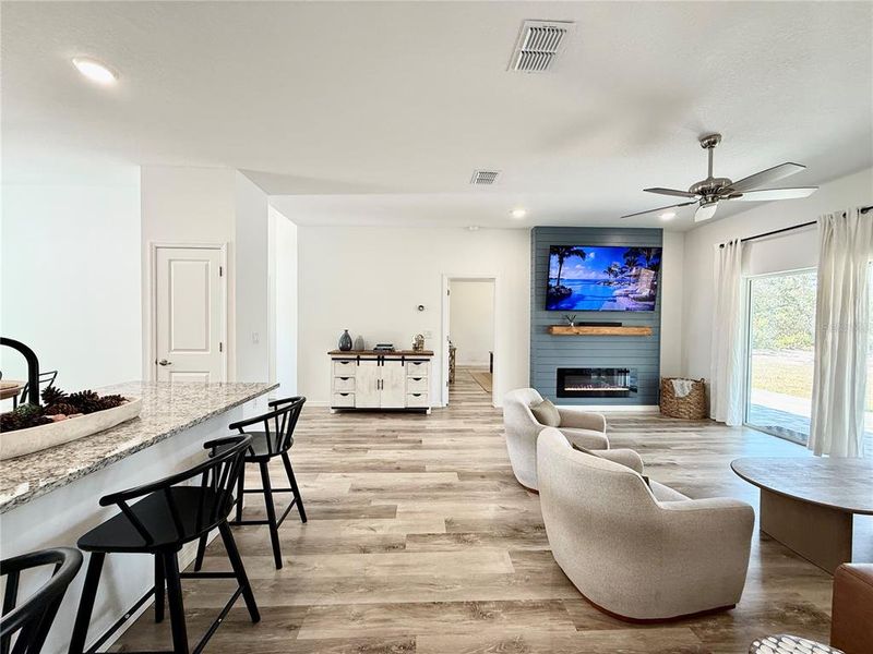 Furnished interior view inside a new home in , Eustis (Image 10).