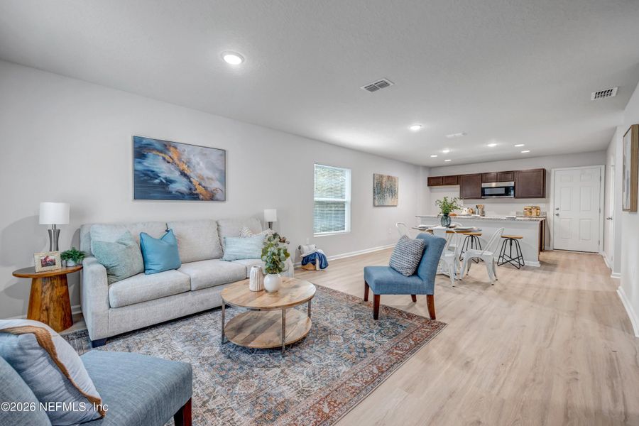 Furnished interior view inside a new home in , Jacksonville (Image 14).
