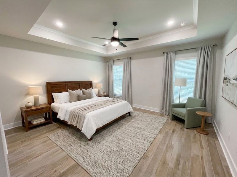 Furnished interior view inside a new home in Iron Rock, Cantonment (Image 4).