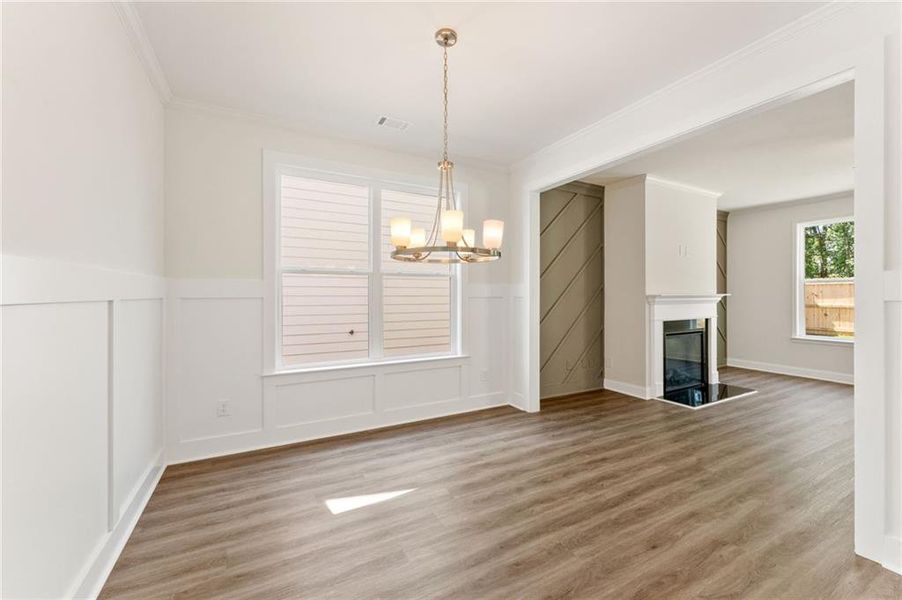 Spacious, unfurnished interior of a new home in Clark Farms, Flowery Branch (Image 28).