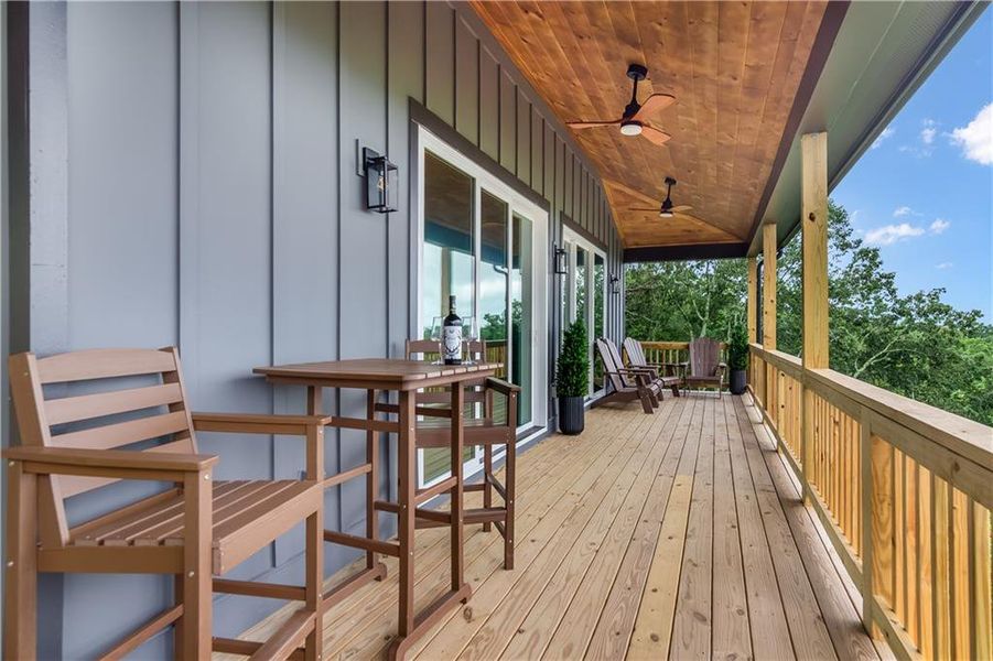 Exterior details and patio area of a home in , Ranger (Image 24).
