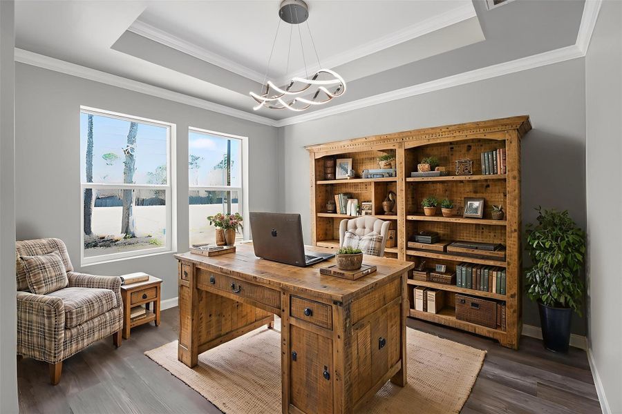 Furnished interior view inside a new home in , Cleveland (Image 5).