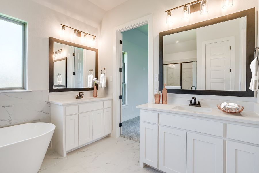 Representative furnished interior of a home built from the The Addison by Kenmark Homes in Coyote Crossing, Godley (Image 11). Representative furnished interior of a home built from the The Addison by Kenmark Homes in Coyote Crossing, Godley (Image 11).