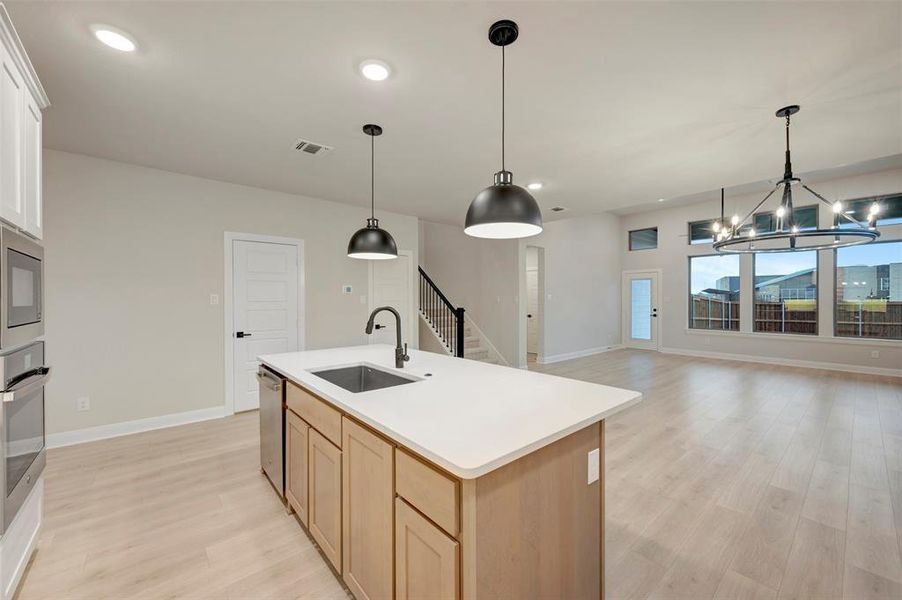 Furnished interior view inside a new home in Karis - Village Series, Crowley (Image 15).