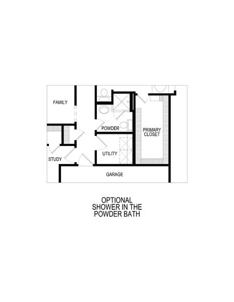 2D floor plan layout for the Coventry 2FS by First Texas Homes in Hidden Lakes Estates, DeSoto, TX (Image 4).