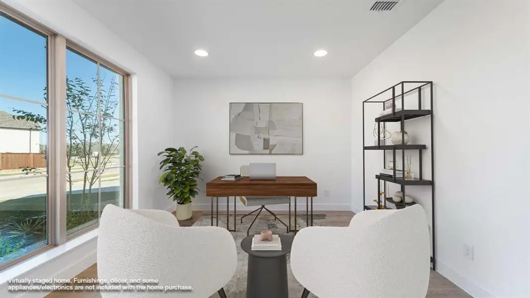 Furnished interior view inside a new home in M3 Ranch 50', Mansfield (Image 11). Furnished interior view inside a new home in M3 Ranch 50', Mansfield (Image 11).