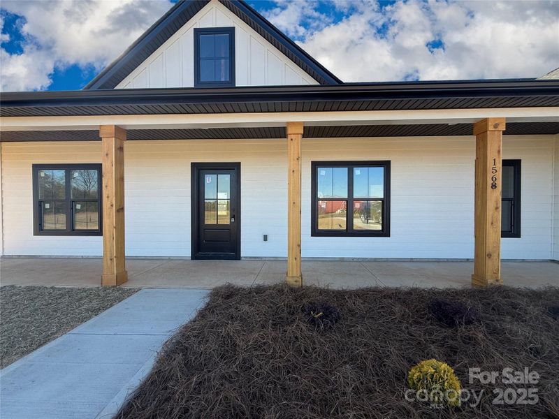 Exterior details and patio area of a home in , Crouse (Image 4).