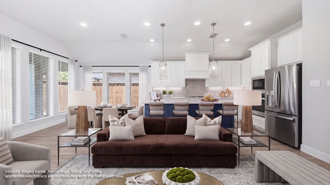 Furnished interior view inside a new home in Ventana, Fort Worth (Image 7).