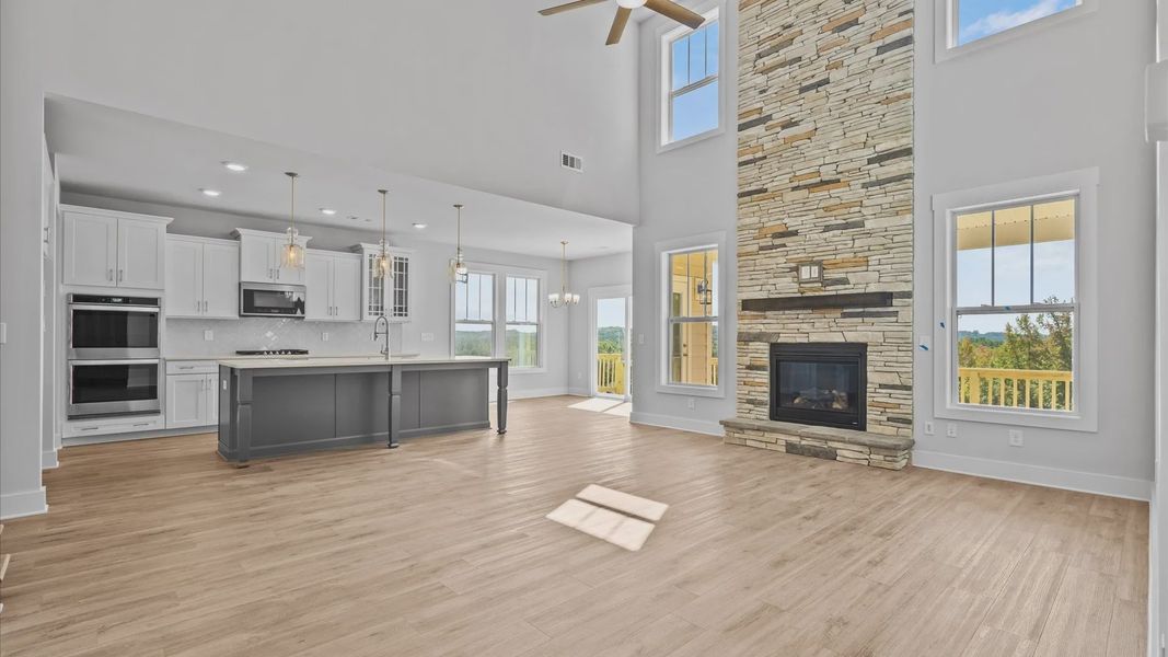Furnished interior view inside a new home in Pinebrook, Woodruff (Image 11).