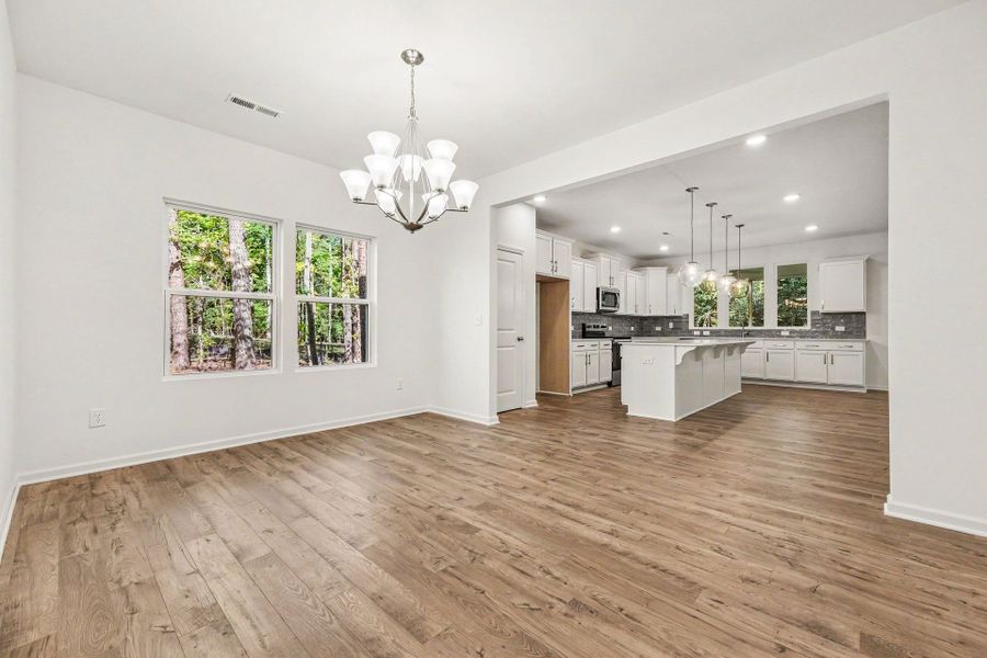 Spacious, unfurnished interior of a new home in Lake Royale, Louisburg (Image 12).