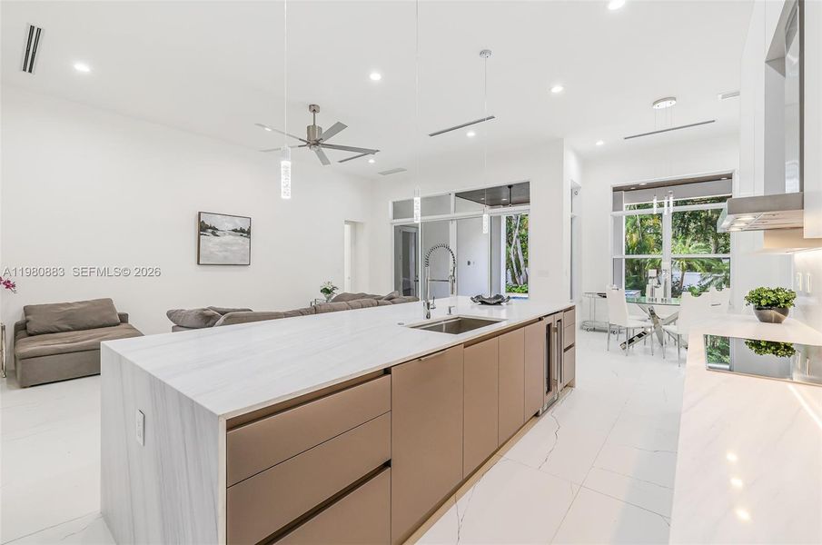 Furnished interior view inside a new home in , Biscayne Park (Image 41).