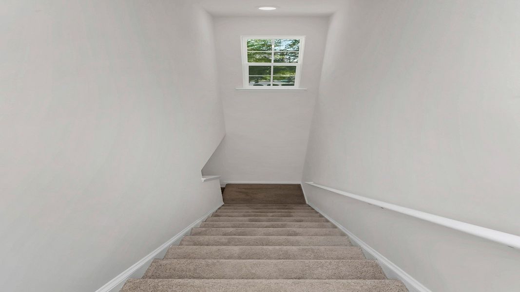 Spacious, unfurnished interior of a new home in Hunter's Branch Townhomes, Hopkins (Image 18).