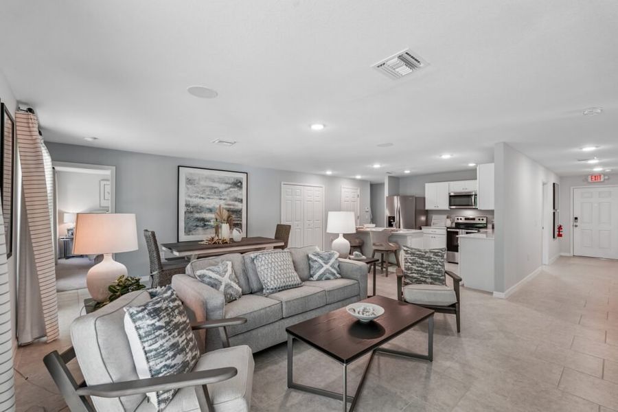 Representative furnished interior of a home built from the Majestic by Holiday Builders in Citrus Springs, Citrus Springs (Image 6).