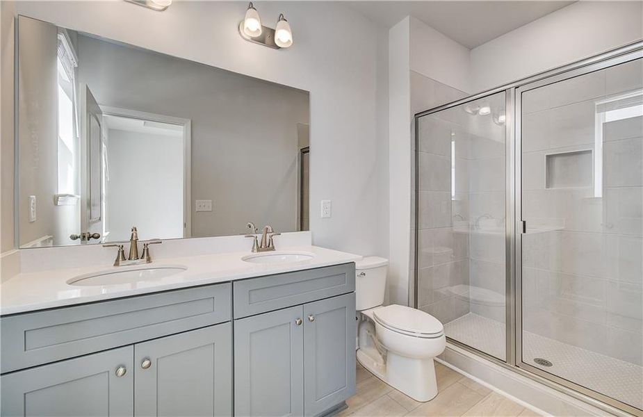 Furnished interior view inside a new home in Silverock, McDonough (Image 11).