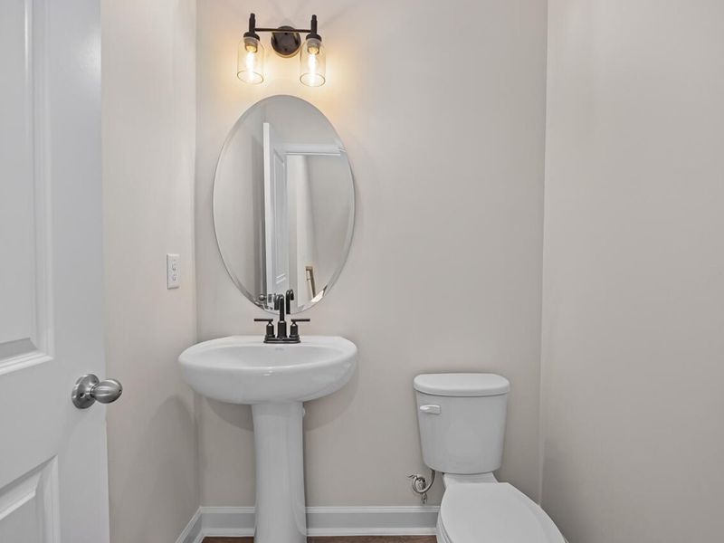 Furnished interior view inside a new home in Forestville Yard Townhomes, Knightdale (Image 6).