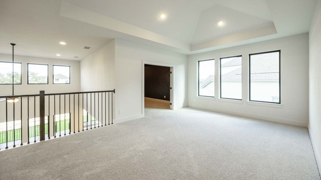 Spacious, unfurnished interior of a new home in Santa Rita Ranch - Eldorado, Liberty Hill (Image 12). Spacious, unfurnished interior of a new home in Santa Rita Ranch - Eldorado, Liberty Hill (Image 12).