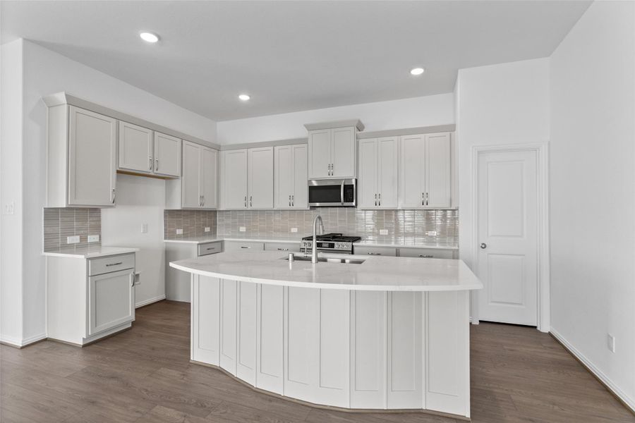 Furnished interior view inside a new home in Beamer Villas, Friendswood (Image 6).