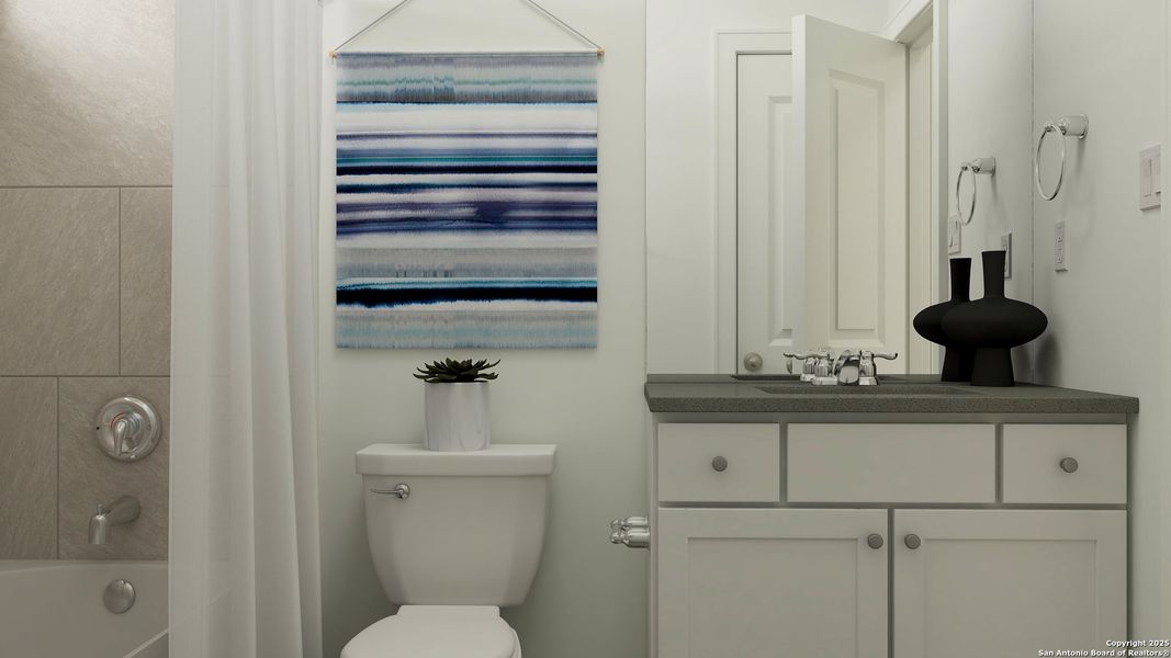 Furnished interior view inside a new home in Navarro Ranch: Brookstone II and Woodbridge Collection, Seguin (Image 13). Furnished interior view inside a new home in Navarro Ranch: Brookstone II and Woodbridge Collection, Seguin (Image 13).