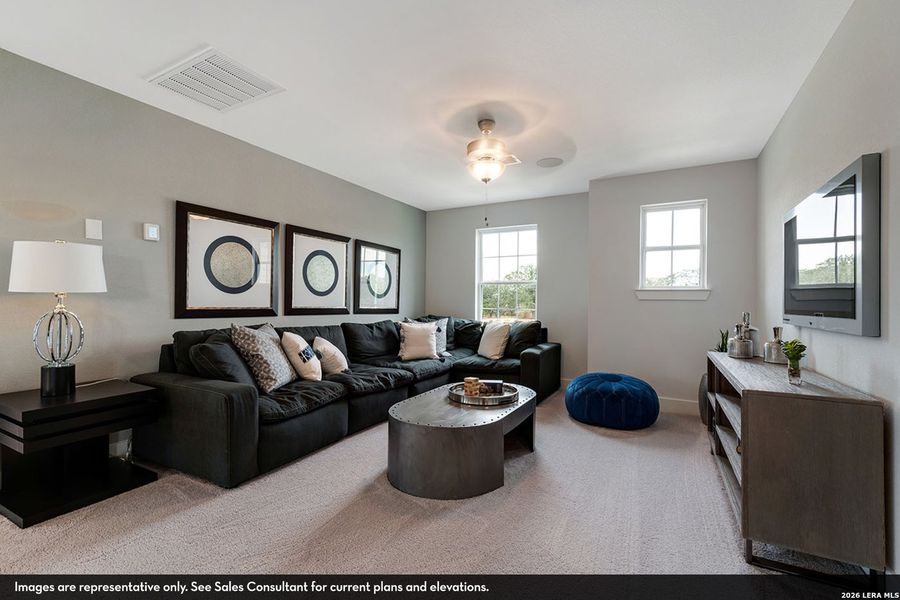 Furnished interior view inside a new home in Swenson Heights, Seguin (Image 19).