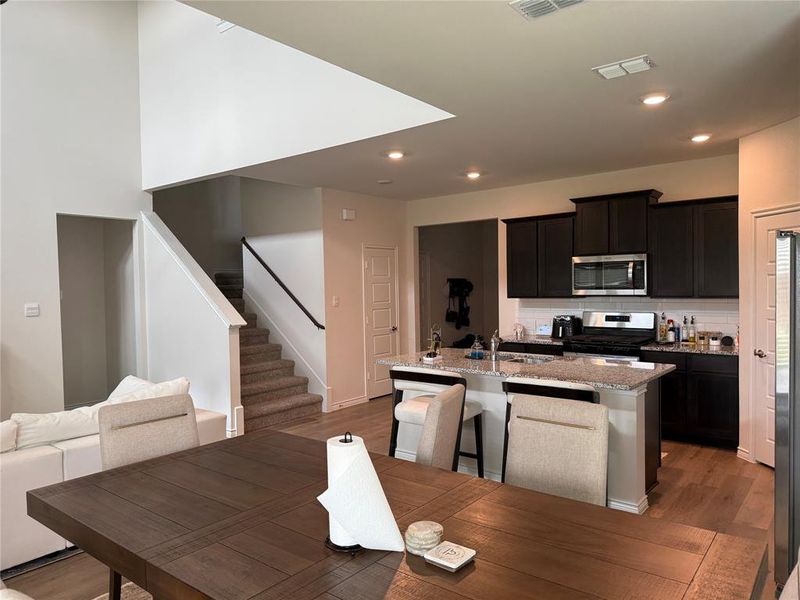 Furnished interior view inside a new home in , Aubrey (Image 11). Furnished interior view inside a new home in , Aubrey (Image 11).