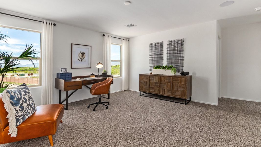 Furnished interior view inside a new home in Hanson Ridge, Vail (Image 24). Furnished interior view inside a new home in Hanson Ridge, Vail (Image 24).