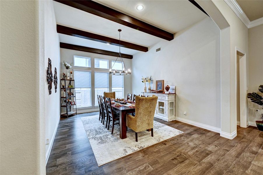 Furnished interior view inside a new home in Artavia 70′, Conroe (Image 6).