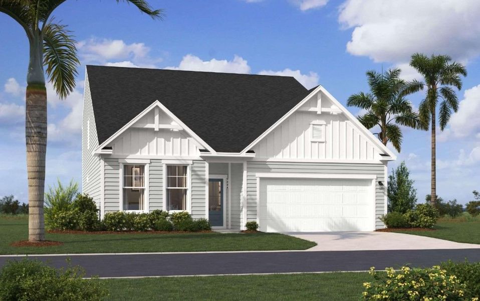 Representative exterior photo of a completed home built from the The Jefferson by Stanley Martin Homes in Green Tree Place, Anderson, SC (Image 25).