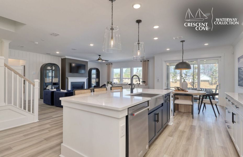 Representative furnished interior of a home built from the Vanderbilt - Waterway Collection by Pulte Homes in Crescent Cove, Myrtle Beach (Image 20).