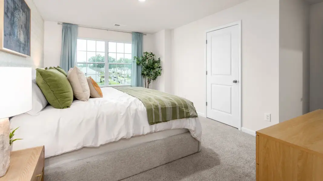 Furnished interior view inside a new home in North Village Townes, Greensboro (Image 13).
