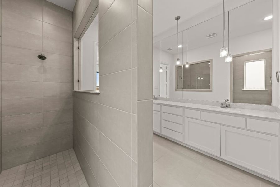 Representative furnished interior of a home built from the Grayson by UnionMain Homes in Cambridge Crossing, Celina (Image 18).