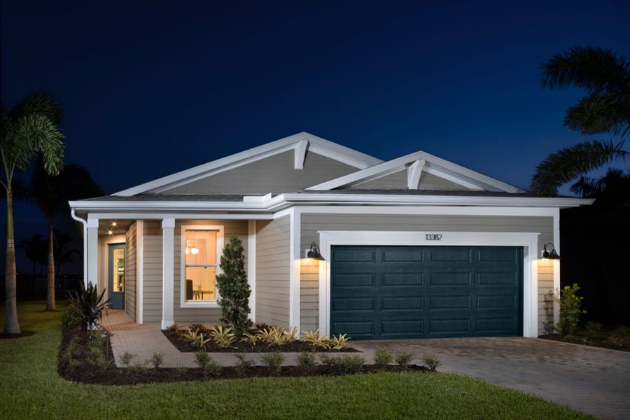 Representative exterior photo of a completed home built from the Aspen by Mattamy Homes in Tradition, Port St. Lucie, FL (Image 15).