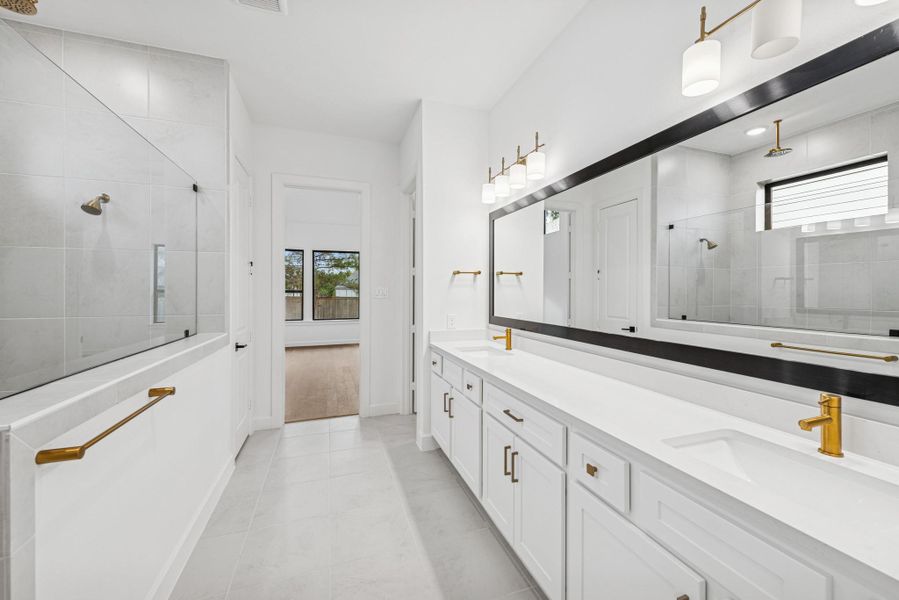 Furnished interior view inside a new home in Kresston - Enclave Collection, Montgomery (Image 11).
