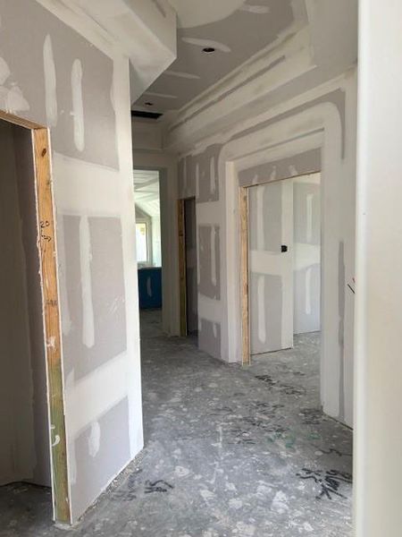 In-progress construction of a new home in The Meadows at Imperial Oaks, Spring, TX (Image 9).