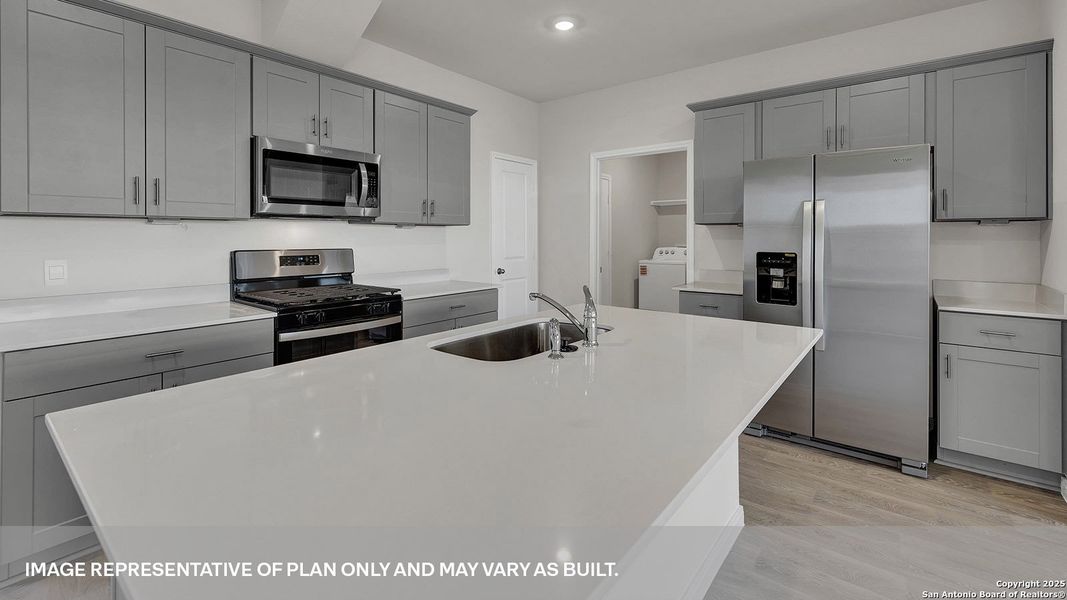 Furnished interior view inside a new home in Whisper South, San Marcos (Image 12).