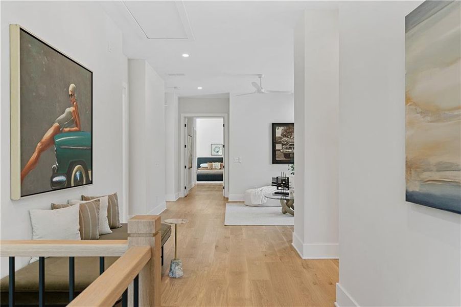 Furnished interior view inside a new home in , Roswell (Image 5).