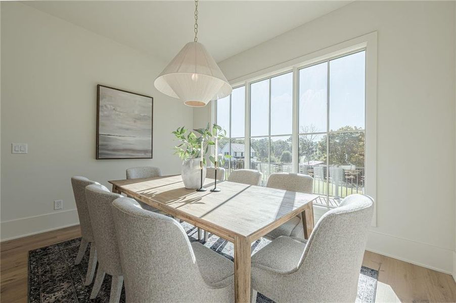Furnished interior view inside a new home in , Canton (Image 7).