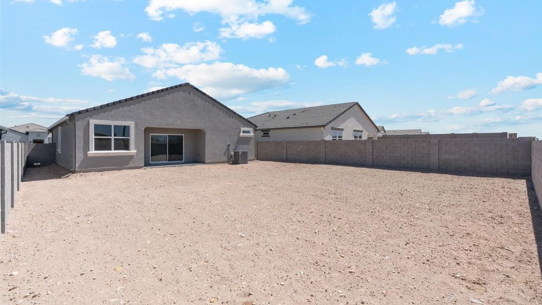 Exterior details and patio area of a home in Entrada Del Oro, Gold Canyon (Image 19).