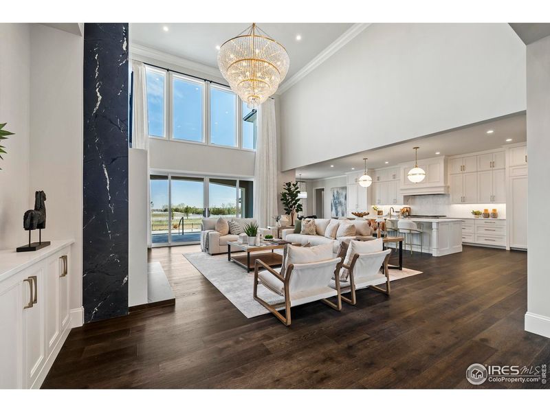 Furnished interior view inside a new home in , Fort Collins (Image 18).