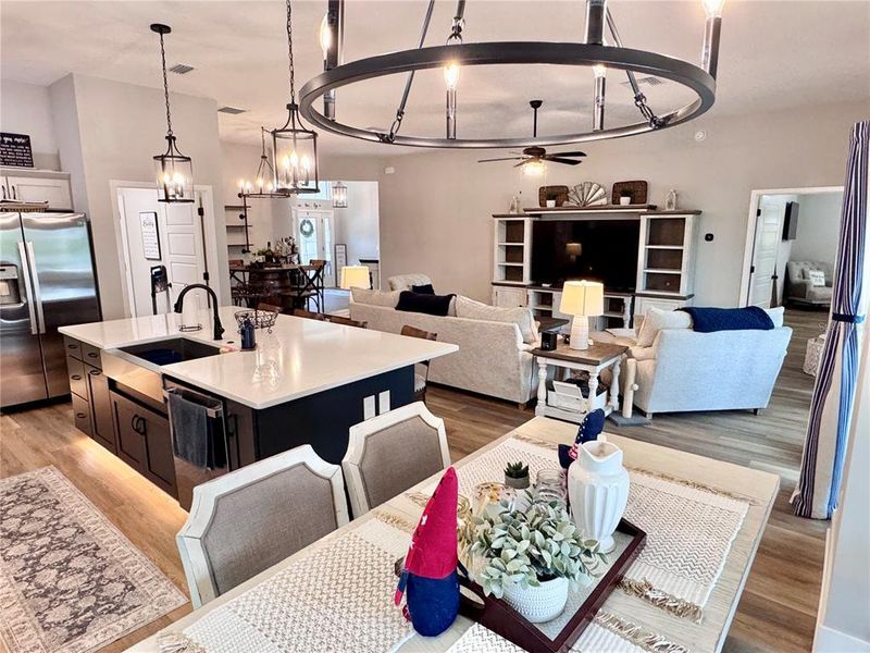 Furnished interior view inside a new home in , The Villages (Image 7).