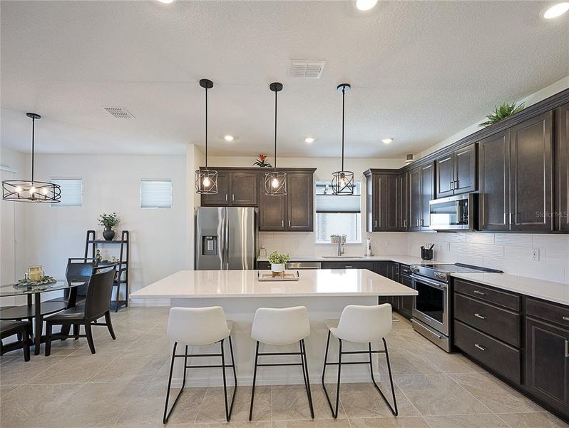 Furnished interior view inside a new home in Del Webb Stone Creek, Ocala (Image 28).