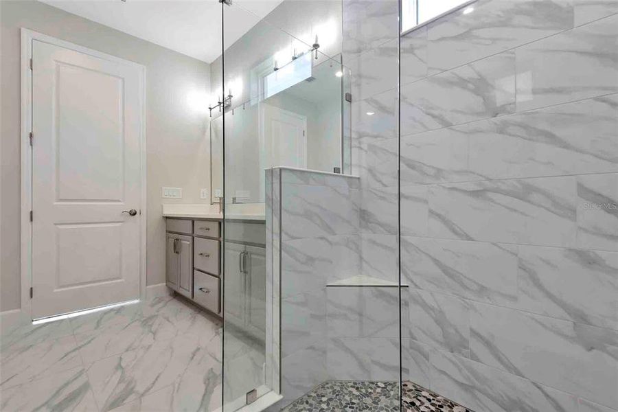 Furnished interior view inside a new home in Cresswind at Lake Harris, Tavares (Image 18).