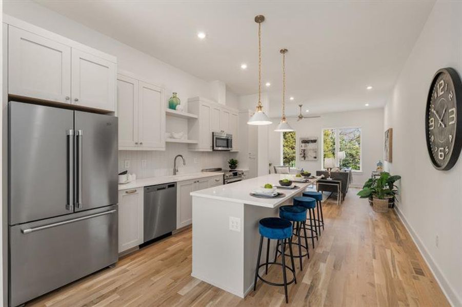 Furnished interior view inside a new home in Madison Park South, Atlanta (Image 33).